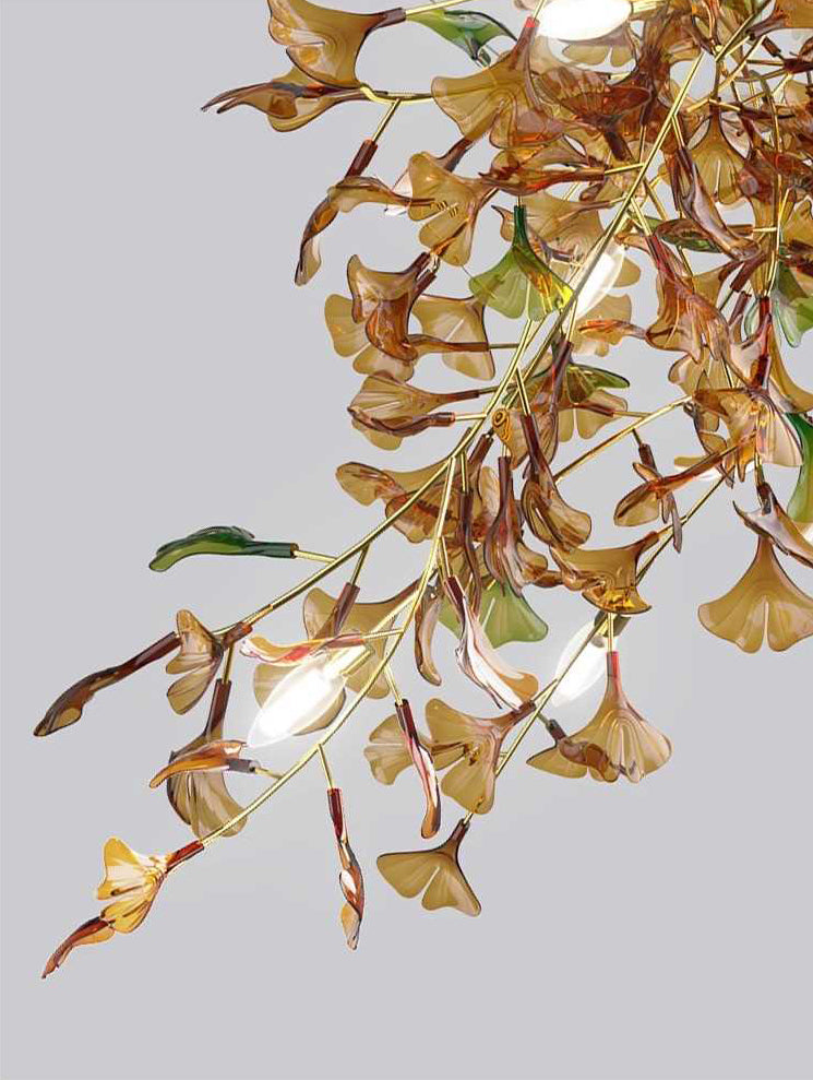 Ginkgo Biloba CHP-1050 Chandelier