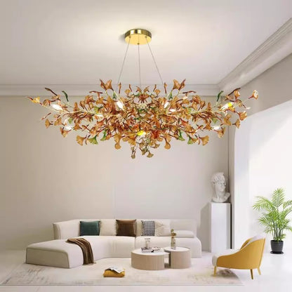 Ginkgo Biloba CHP-1050 Chandelier
