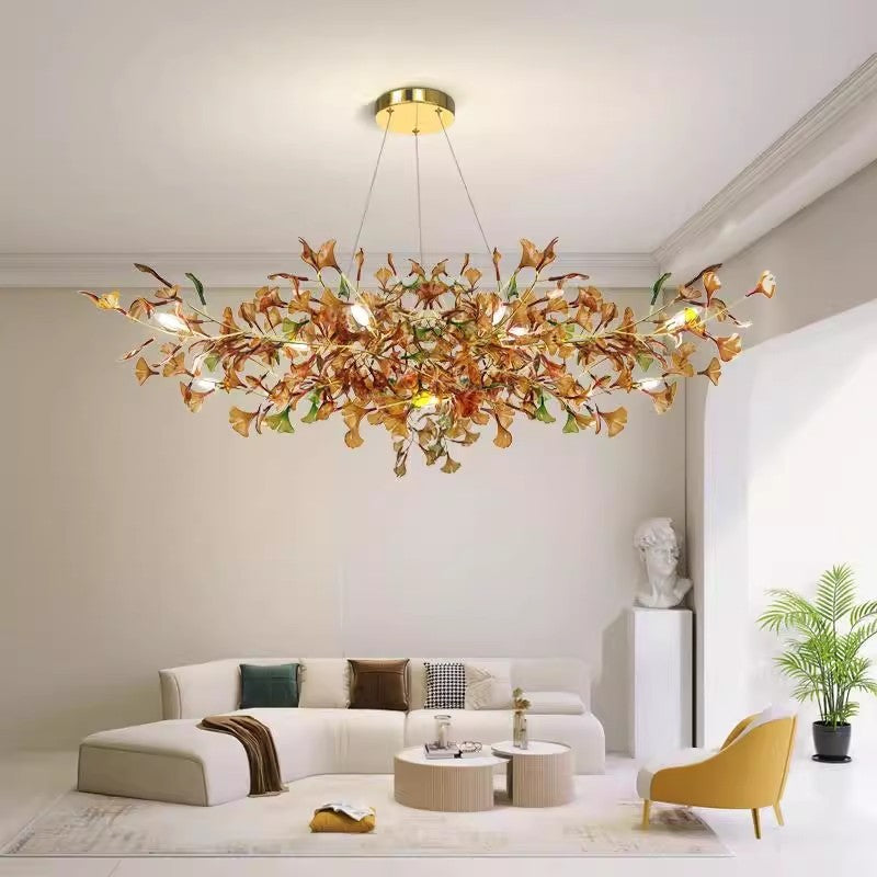 Ginkgo Biloba CHP-1050 Chandelier