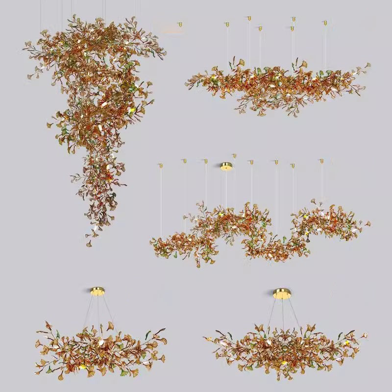 Ginkgo Biloba CHP-1050 Chandelier